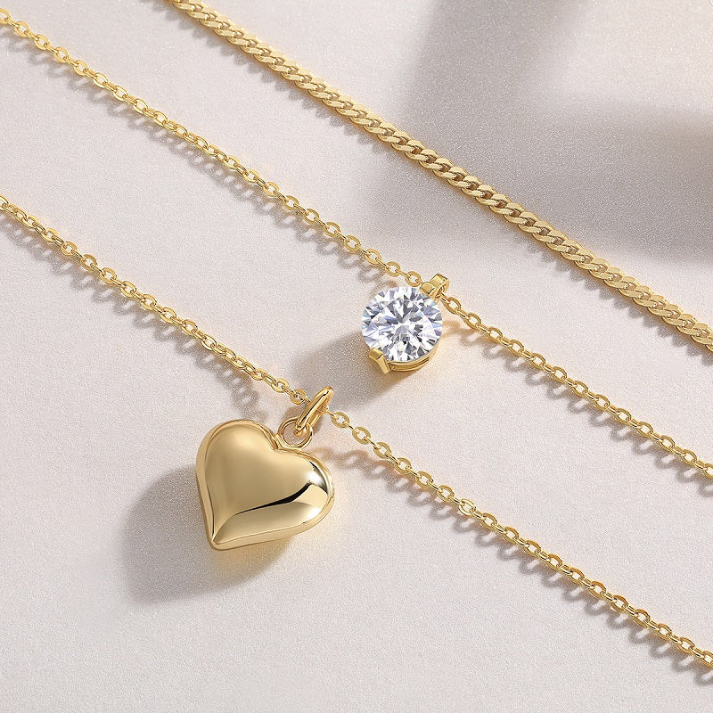 VIVIANNE CEUR 2-carat Moissanite Necklace