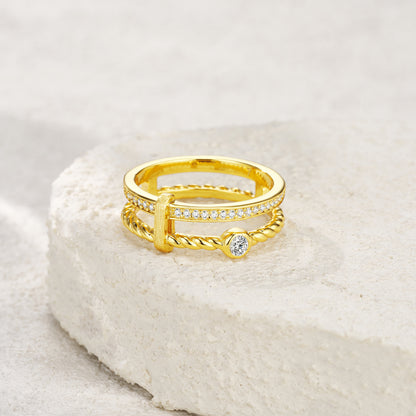 KIMY LUX  Moissanite Ring