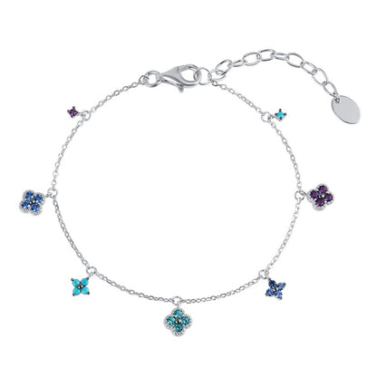 FLORA Zircon Flower Bracelet & Necklace