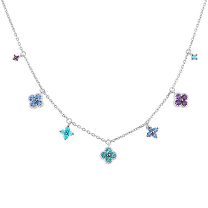 FLORA Zircon Flower Bracelet & Necklace