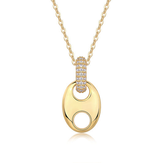 Céleste | Moissanite Pendant Necklace