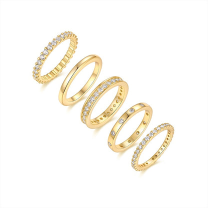 RODELLE Set  Moissanite Ring