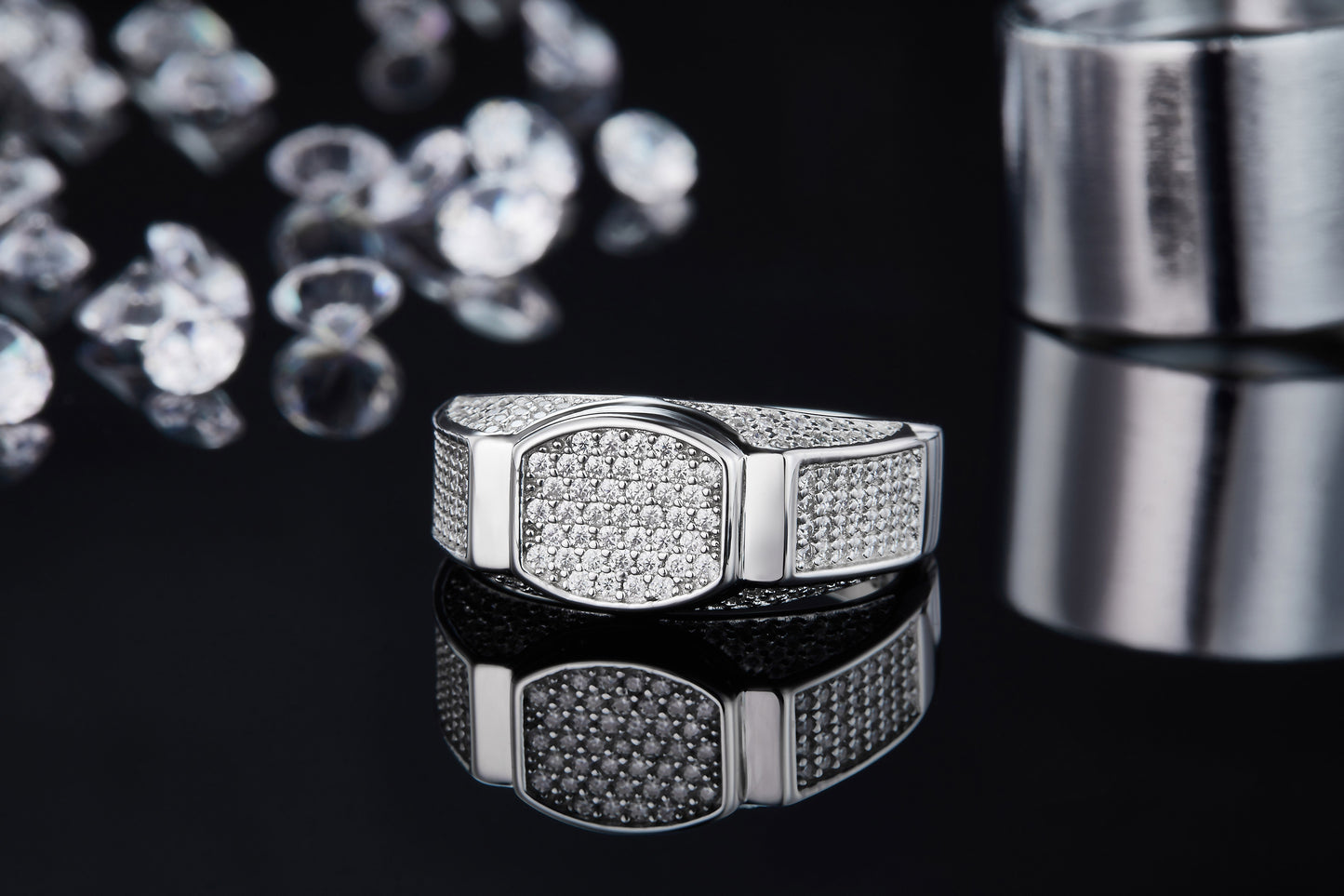 The Sovereign Moissanite925 Silver Ring