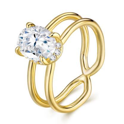 KARINE  Moissanite Ring