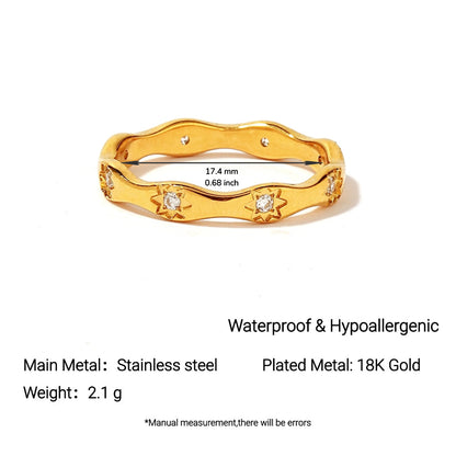 Stainless Steel Ring European And American Ins Light Luxury High Sense