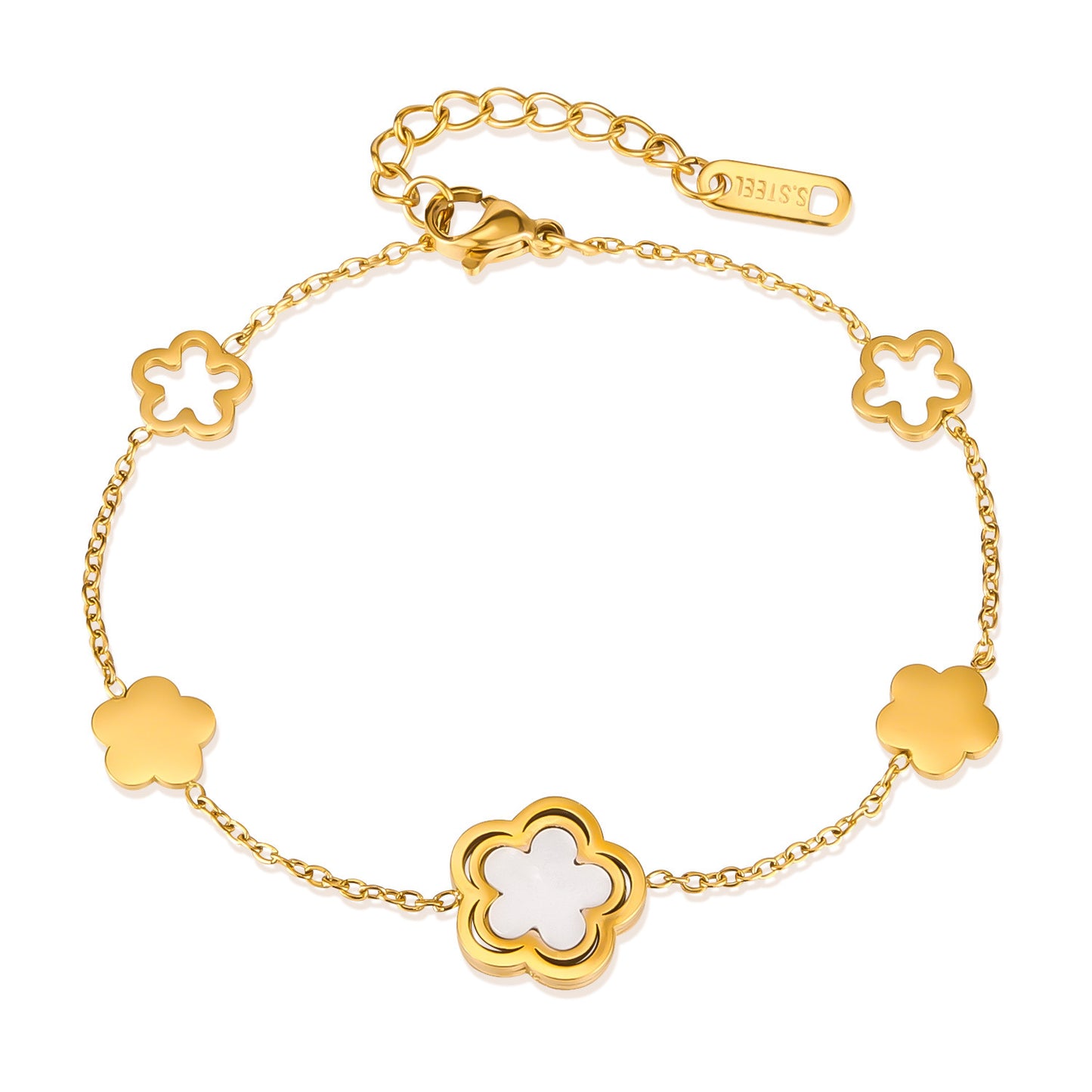 Clover  Shell Bracelet