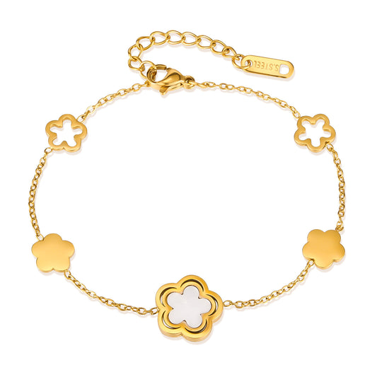 Clover  Shell Bracelet