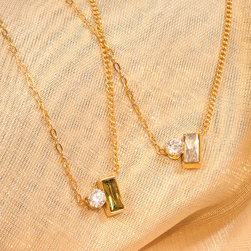 Olive Green Necklace
