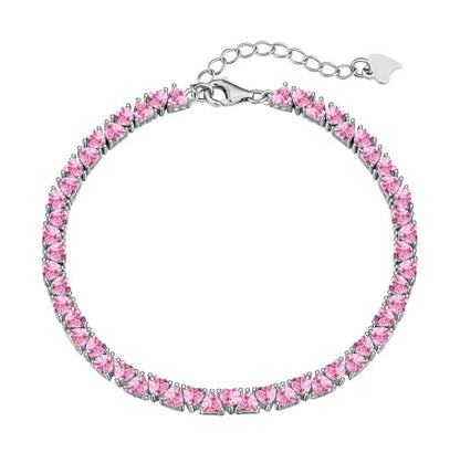 S925 Sterling Silve Tennis Zircon Bracelet