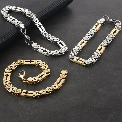 U-Shape Cross-Cutout Bracelet