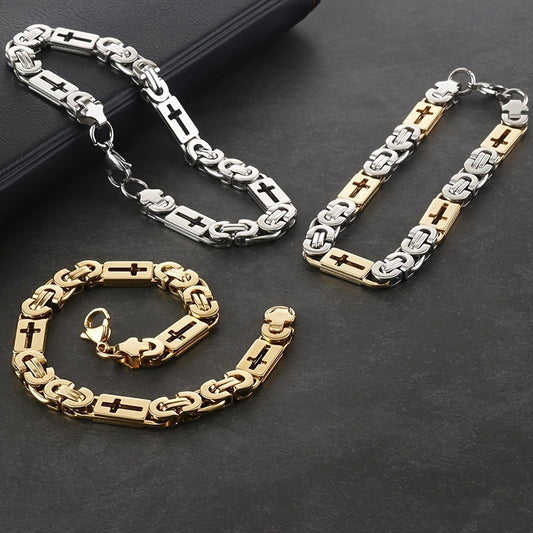 U-Shape Cross-Cutout Bracelet