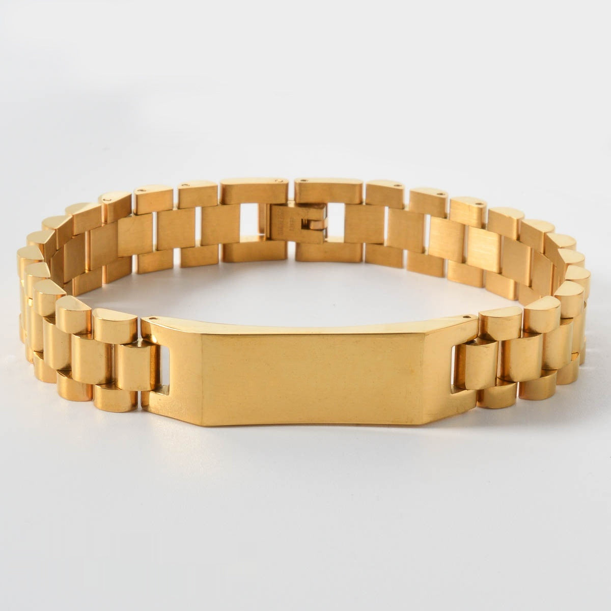 The Gilded 18K Gold Mesh Stainless Steel Bracelet