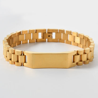 The Gilded 18K Gold Mesh Stainless Steel Bracelet