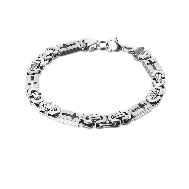 U-Shape Cross-Cutout Bracelet