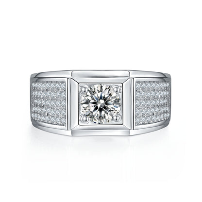 The Orion  1ct Moissanite Silver Ring