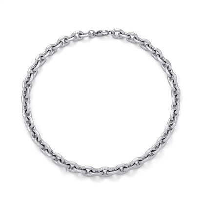 Cuban O-Link Necklace | Men's Stainless Steel Chain