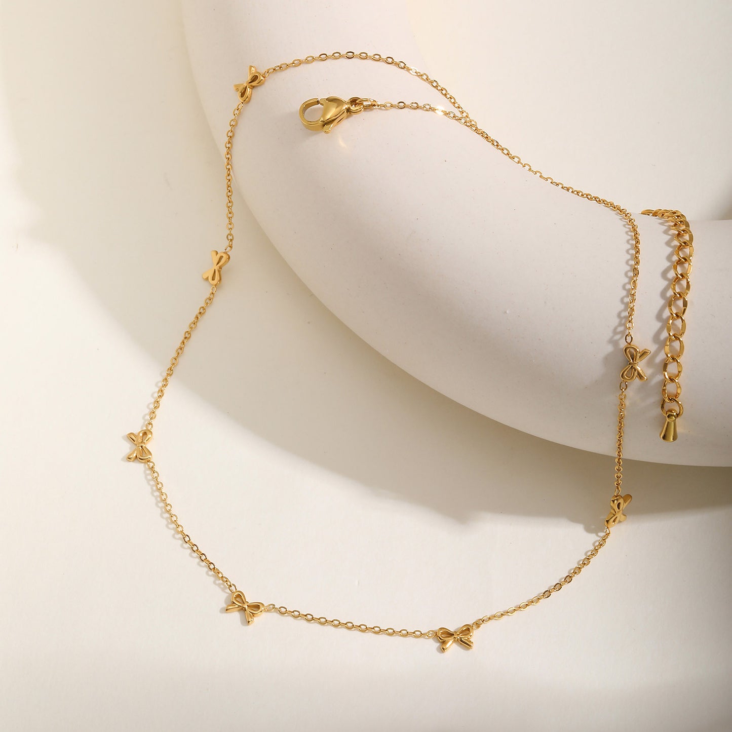 Bella Bow Charm Necklace