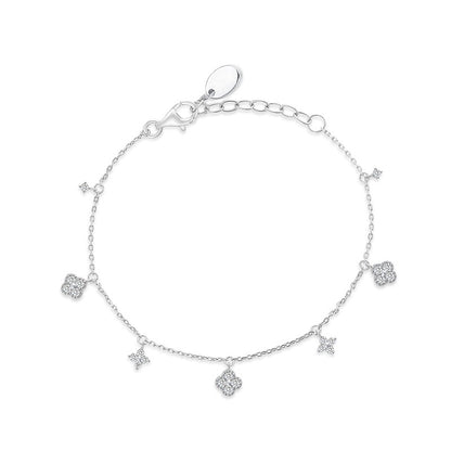 FLORA Zircon Flower Bracelet & Necklace