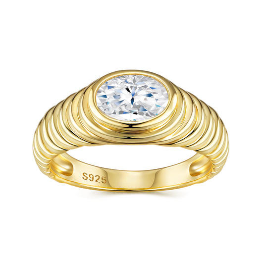 AELIRA Moissanite Ring