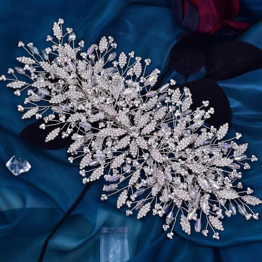 IVORY luxury Bridal Headband - KAYLUZ LTD