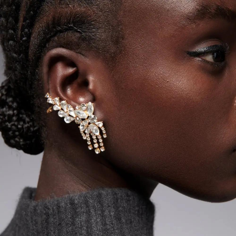 MEDARI Flower Tassel Earrings - KAYLUZ LTD