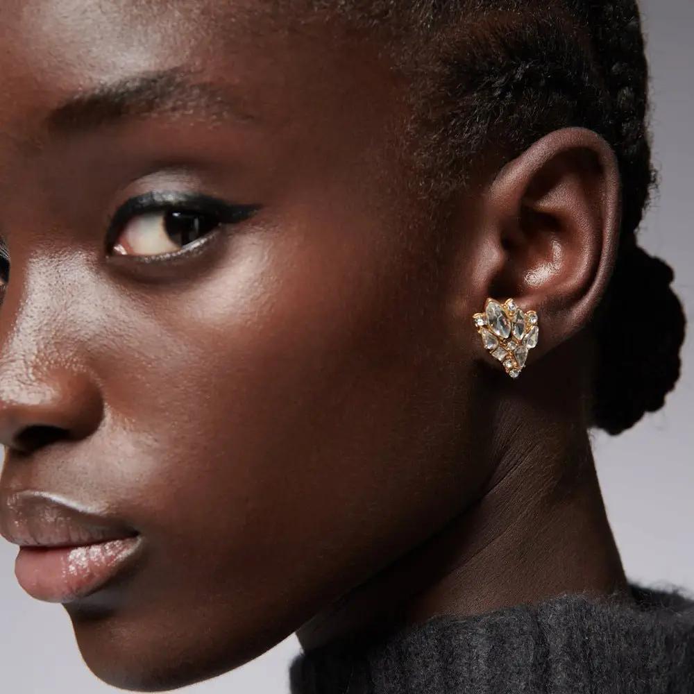 MEDARI Flower Tassel Earrings - KAYLUZ LTD