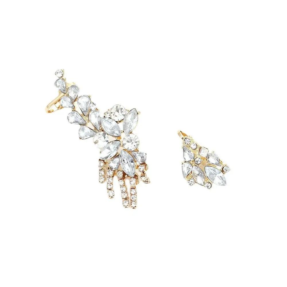 MEDARI Flower Tassel Earrings - KAYLUZ LTD