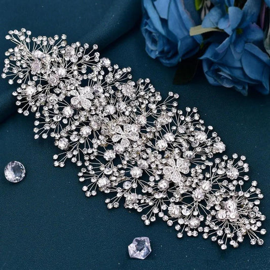 ZENA Bridal Headband Rhinestone - KAYLUZ LTD